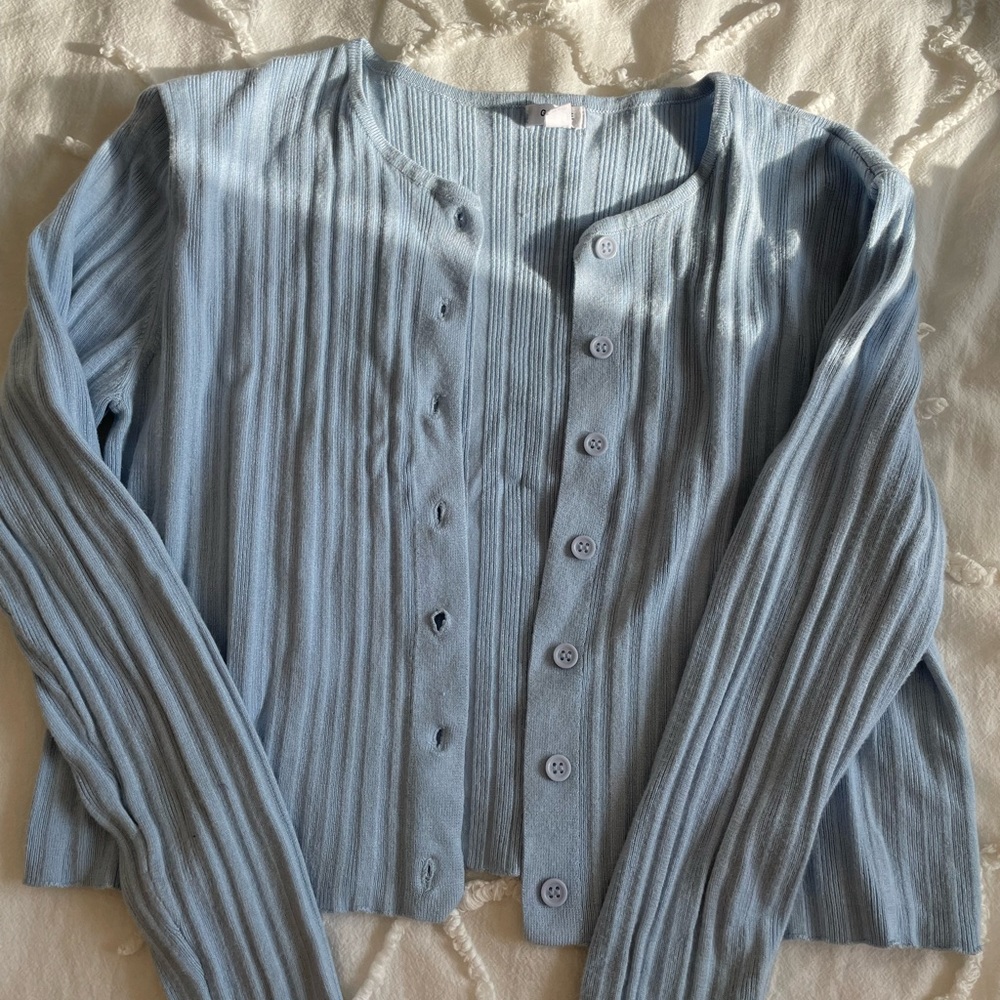 Garage Clothing “The Courtney Cardi” Kentucky Blue Cardigan